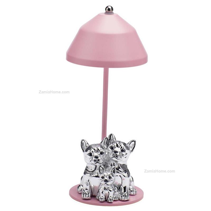 Table lamp bulldogs family