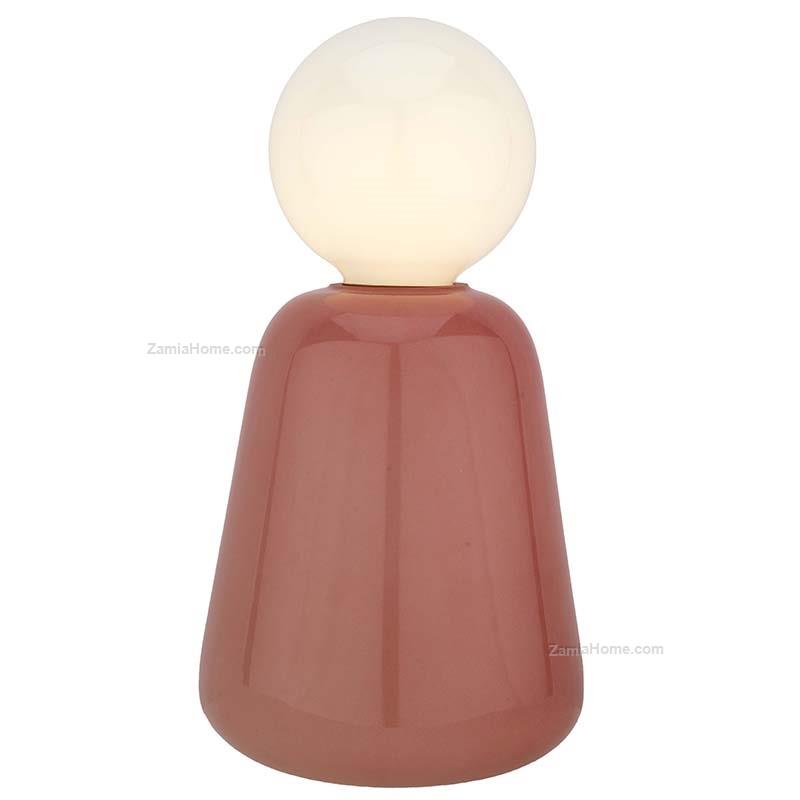 Glass table lamp/vase