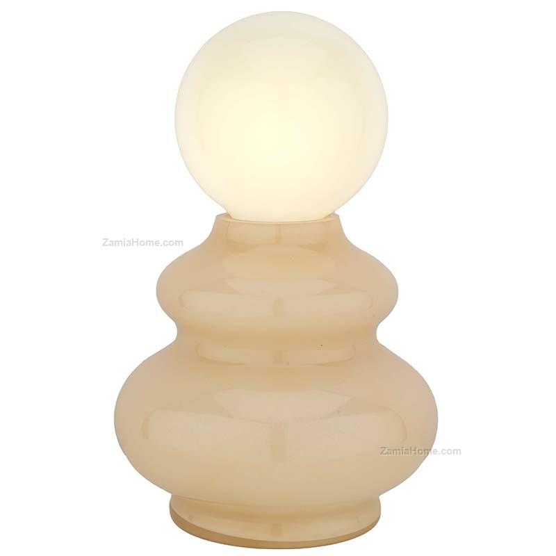 Glass table lamp/vase