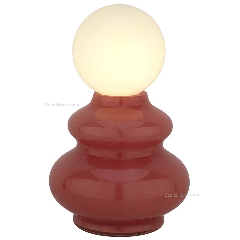 Glass table lamp/vase