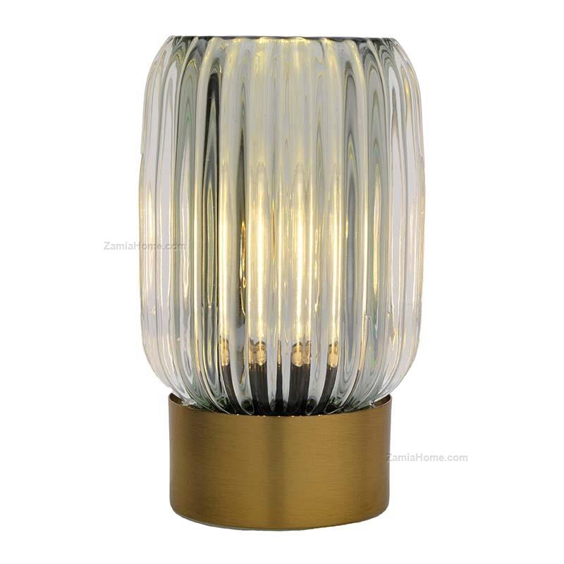 Glass table lamp