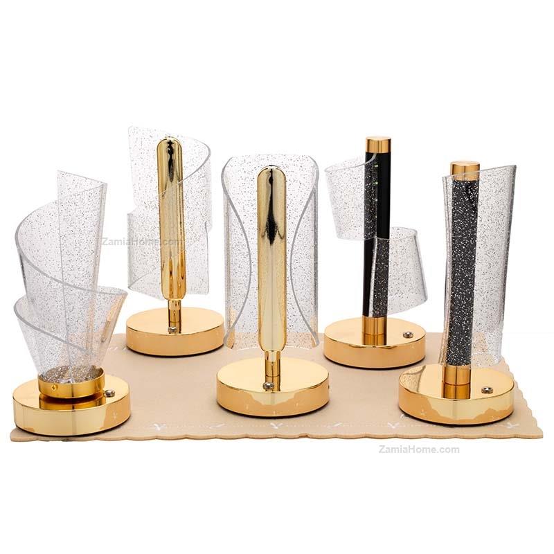 Lamps with golden base