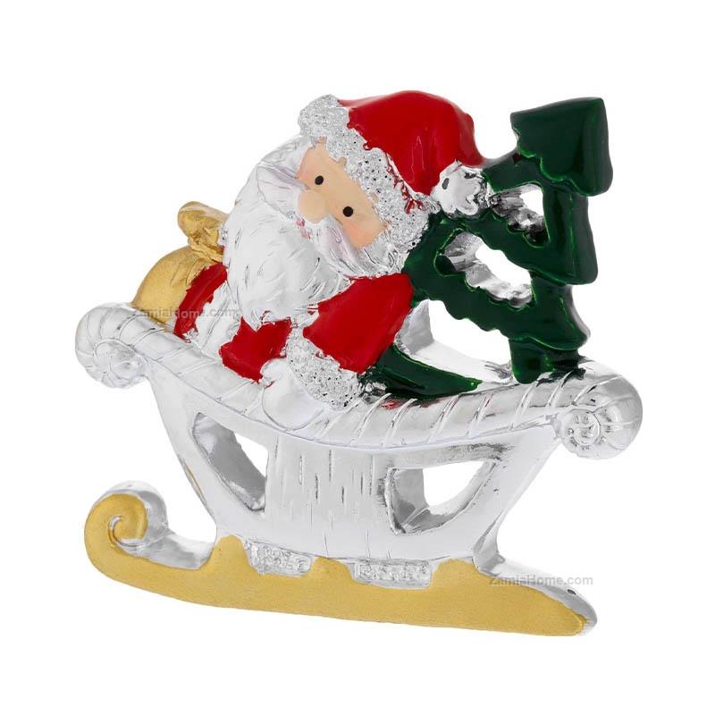 Magnete babbo natale con slitta