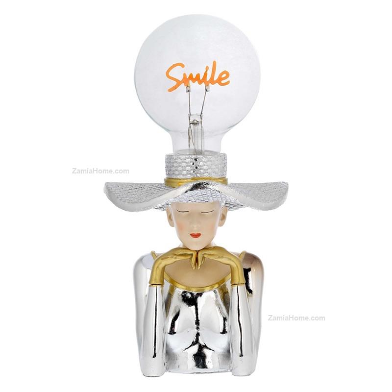 Mini lampada busto