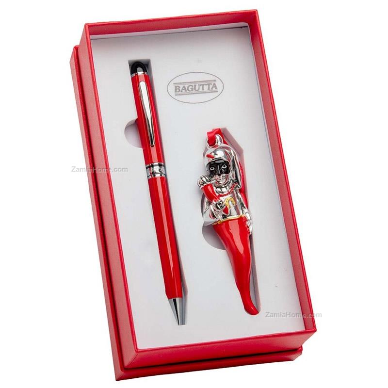 Pen with lucky horn