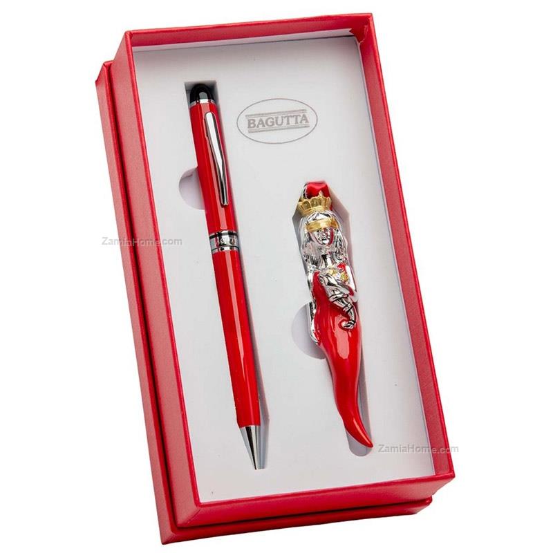 Pen with lucky horn