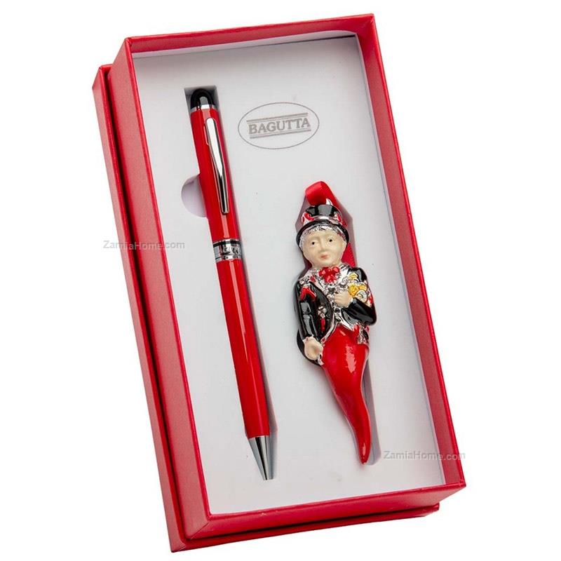 Pen with lucky horn
