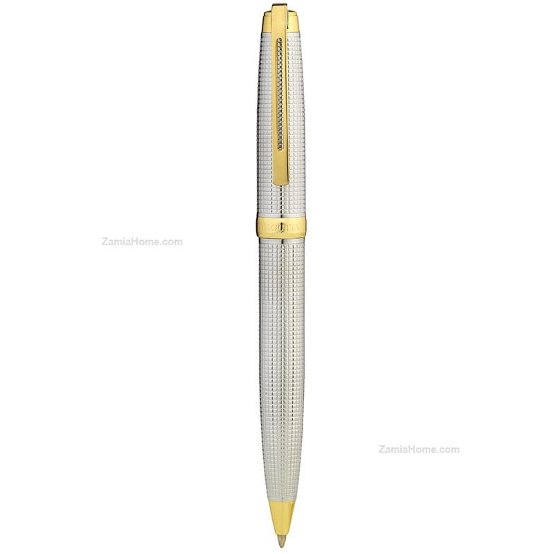 Honeycomb metal pen golden finish