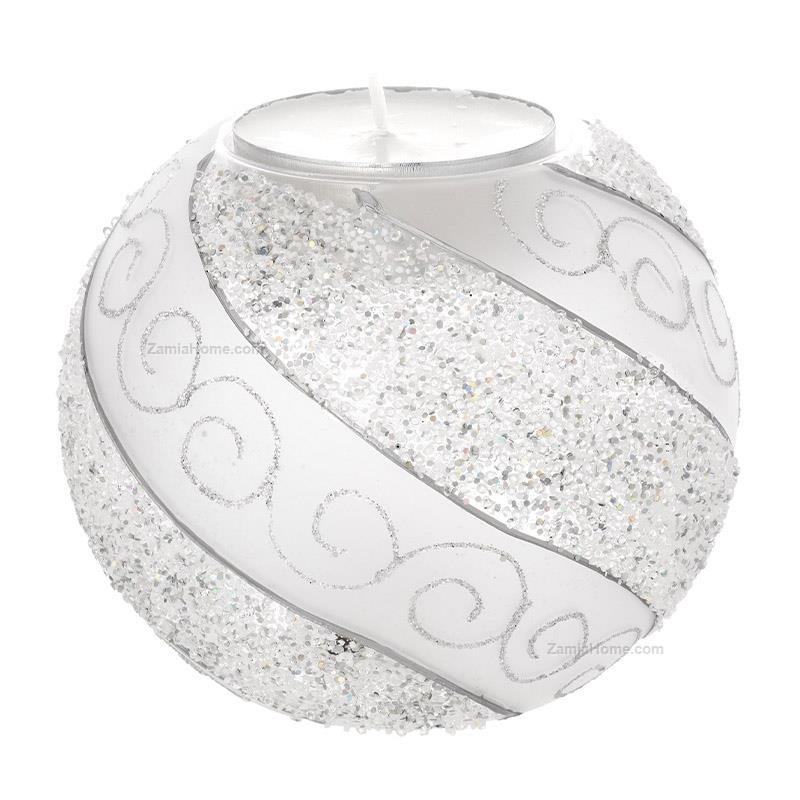 Glass xmas candleholder