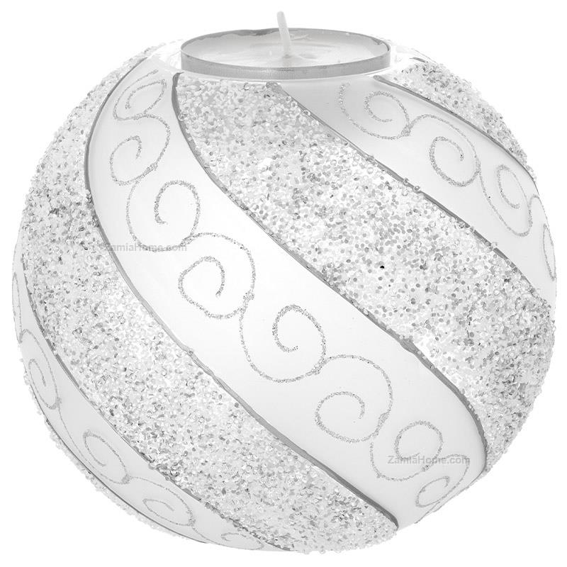 Glass xmas candleholder