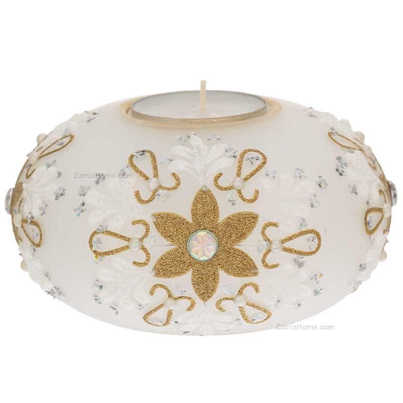 Oval shape candleholder
