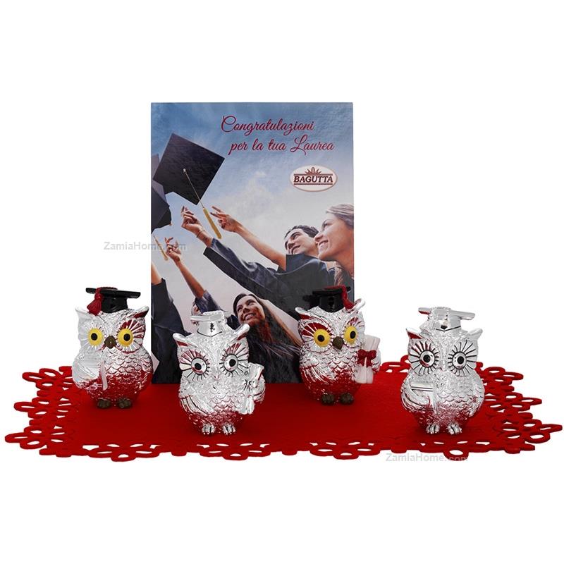 Porta penne gufi laurea