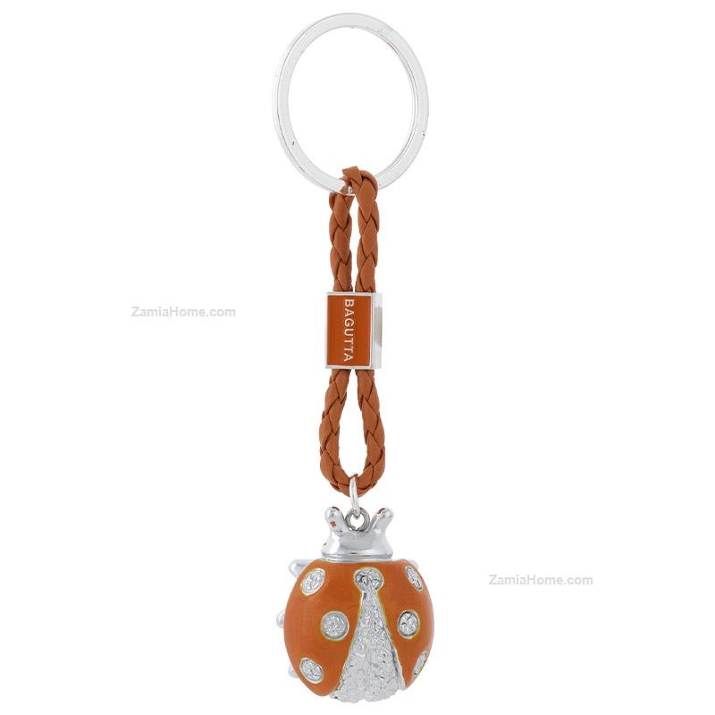 Ladybug keychain with cord