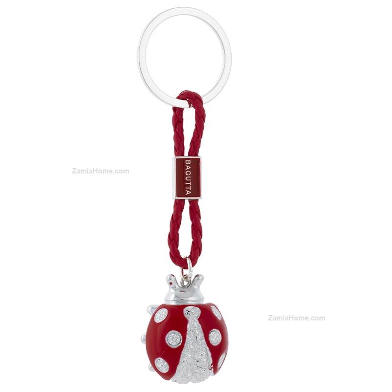 Ladybug keychain with cord