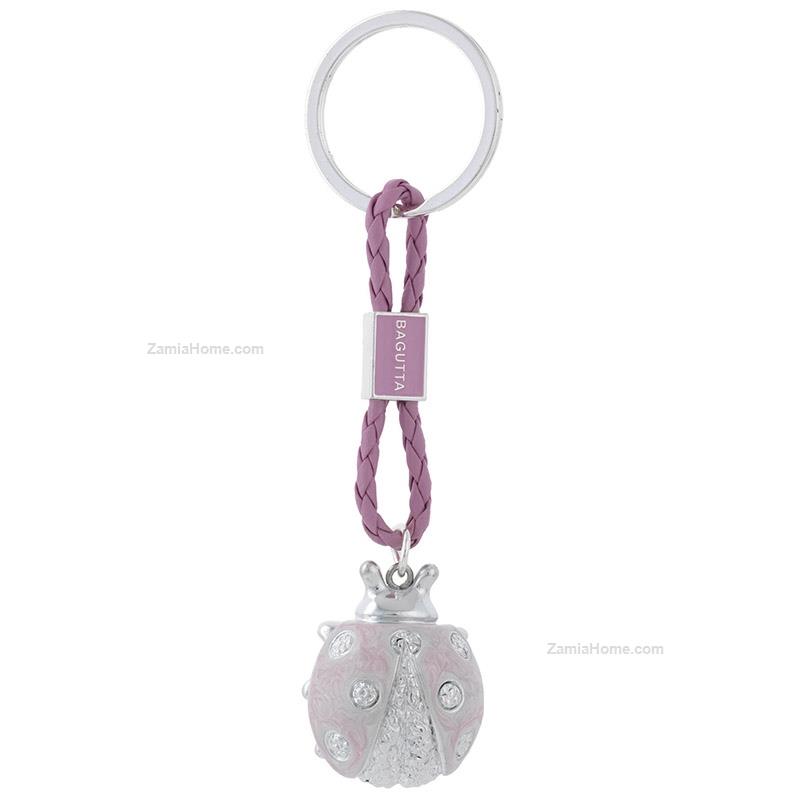 Ladybug keychain with cord