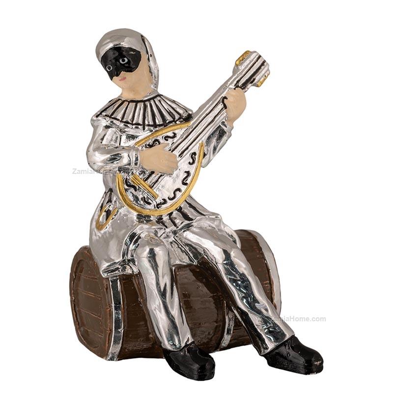 Pulcinella con mandolino