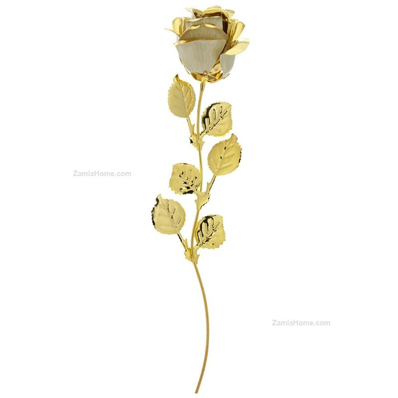 Rosa in metallo