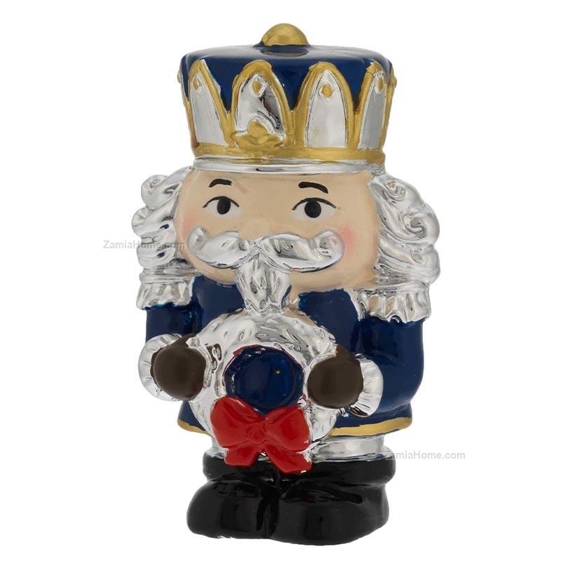 Nutcracker with garland