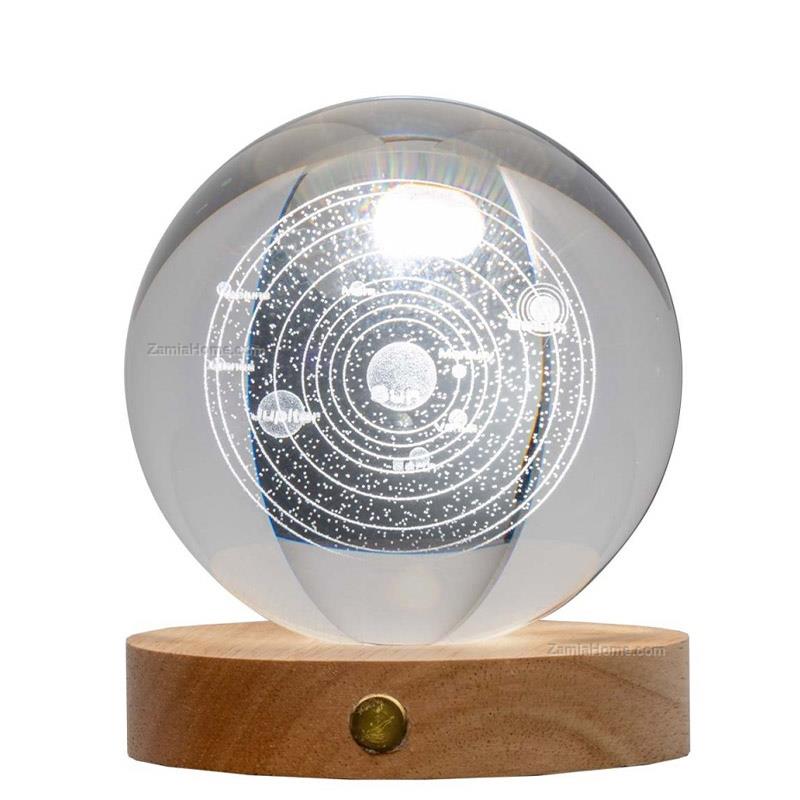 Galaxy sphere with light