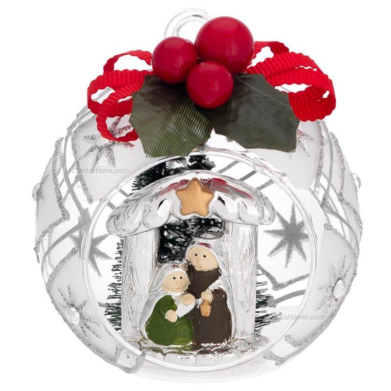 Sfera con mini presepe