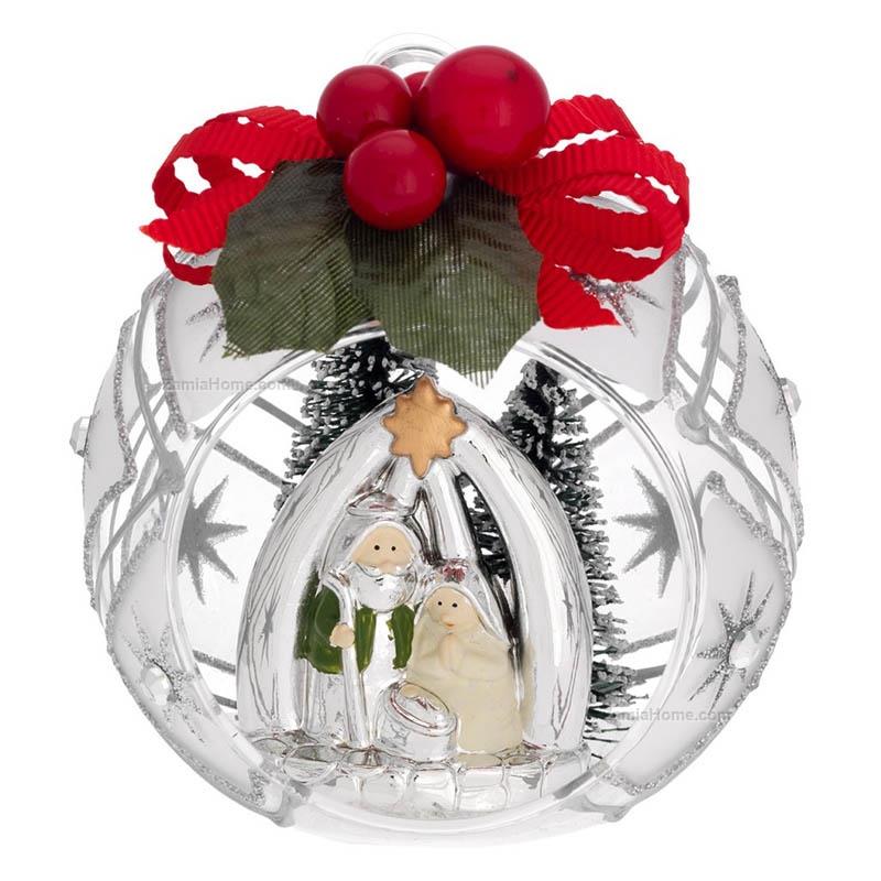 Sphere with nativity scene