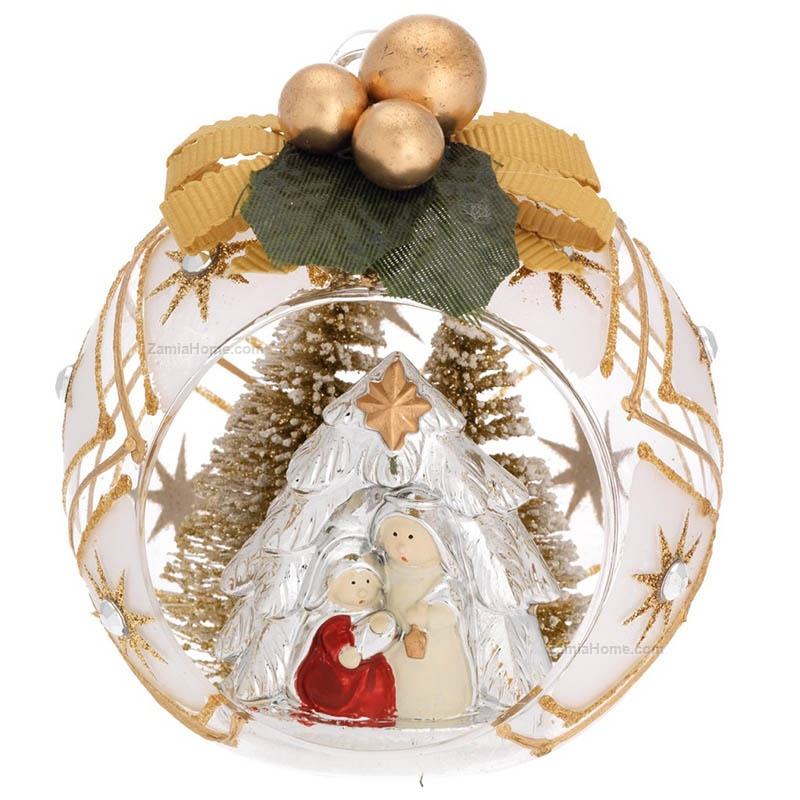 Sphere with nativity scene