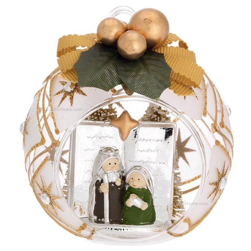 Sphere with nativity scene