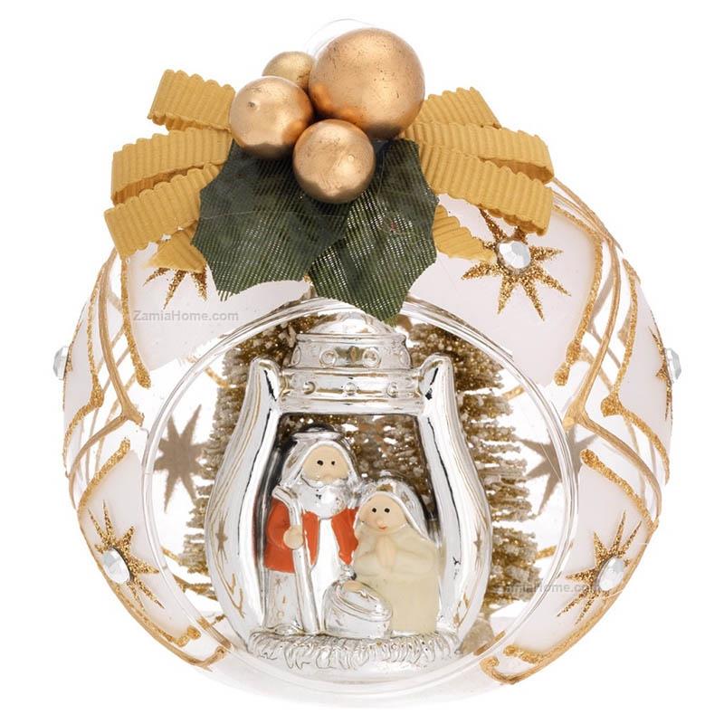 Sphere with nativity scene