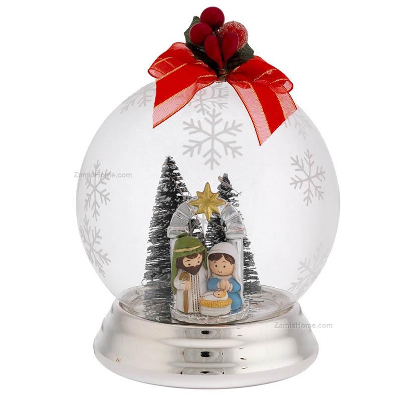 Xmas sphere with nativity scene