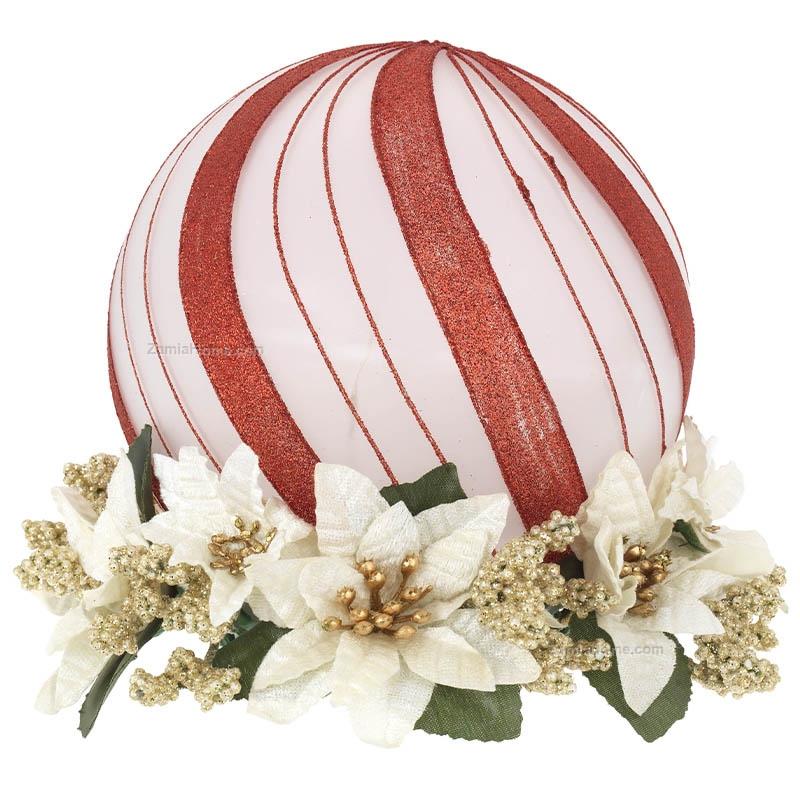 Sfera natalizia rossa