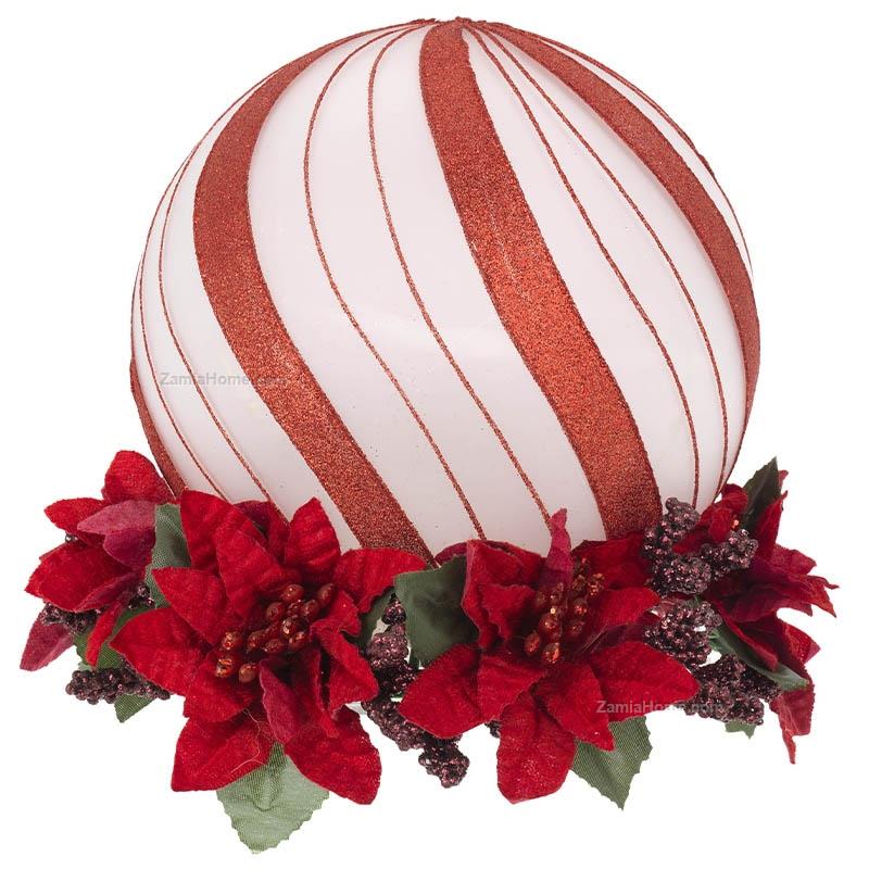 Sfera natalizia rossa