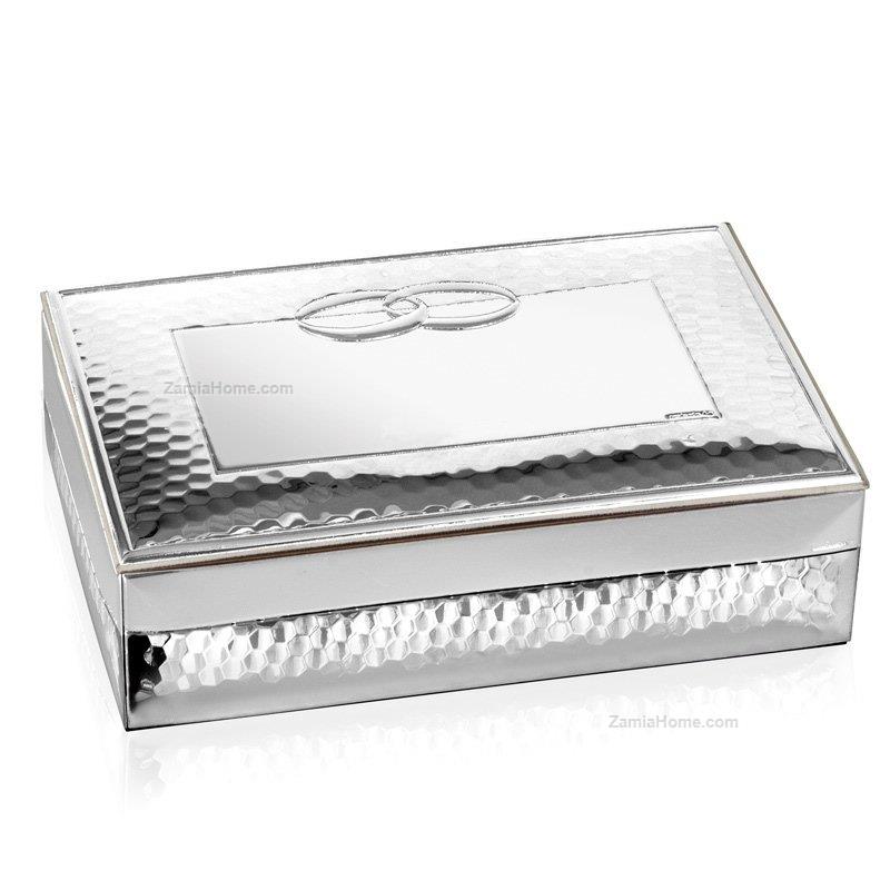 All silver jewelry box