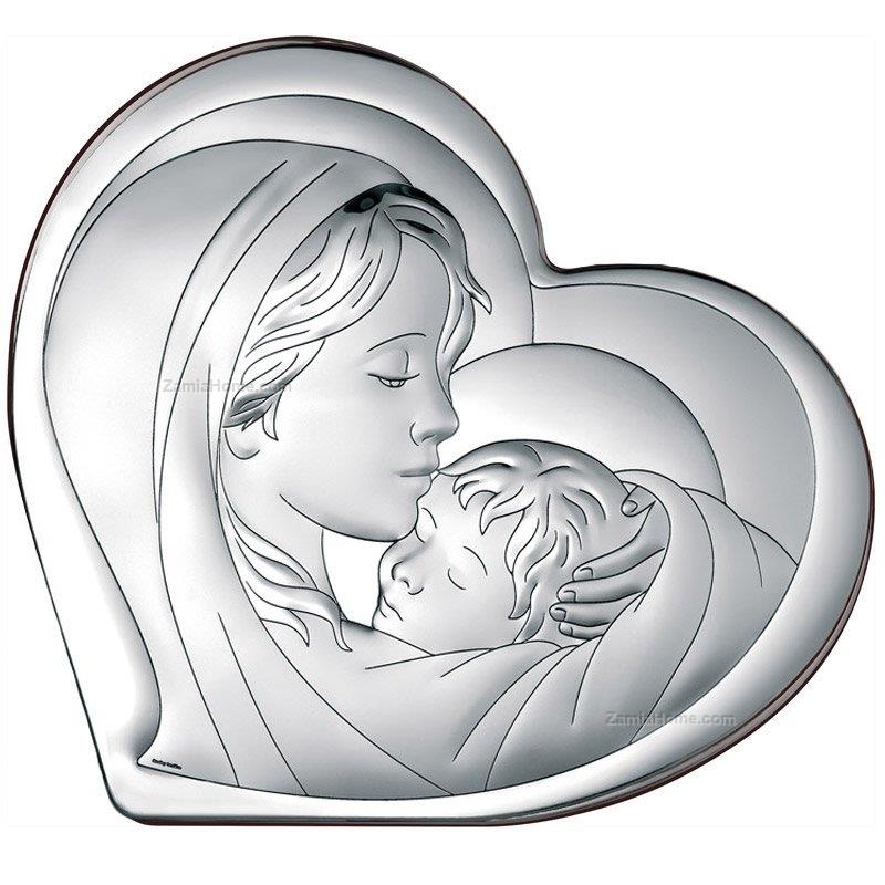 Icona cuore madonna