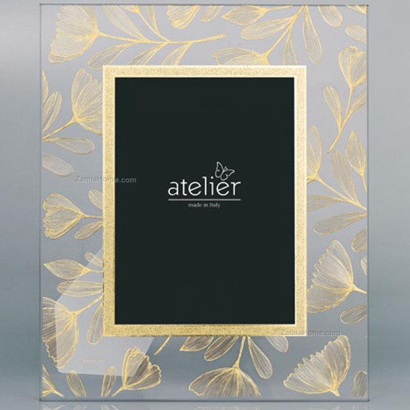 Portafoto tulipani foglia oro