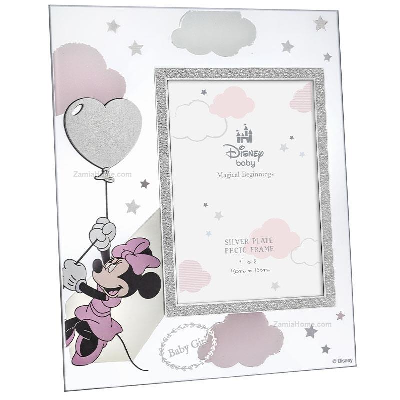 Portafoto in vetro minnie