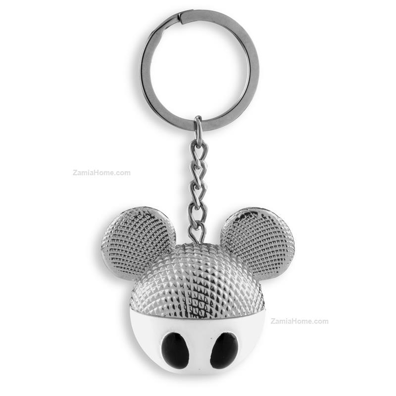 Portachiavi disney disney silver colors cm 5x45 bianco portachiavi cm491018  portachiavi bomboniere