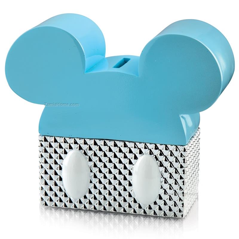 Salvadanaio disney celeste