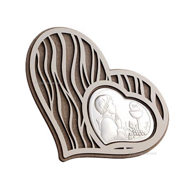 Heart icon communion boy