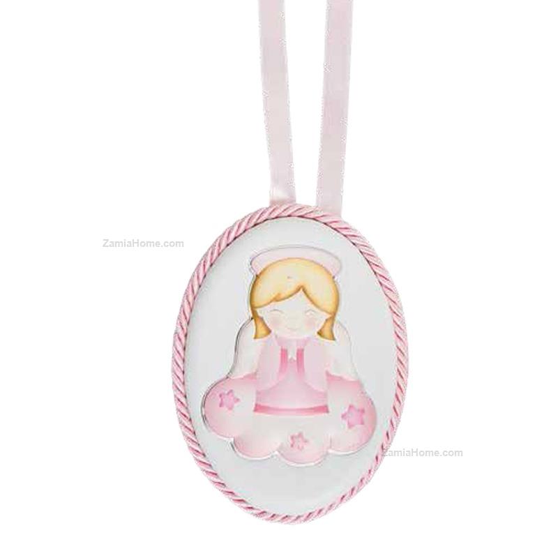 Cradle medallion baby angel