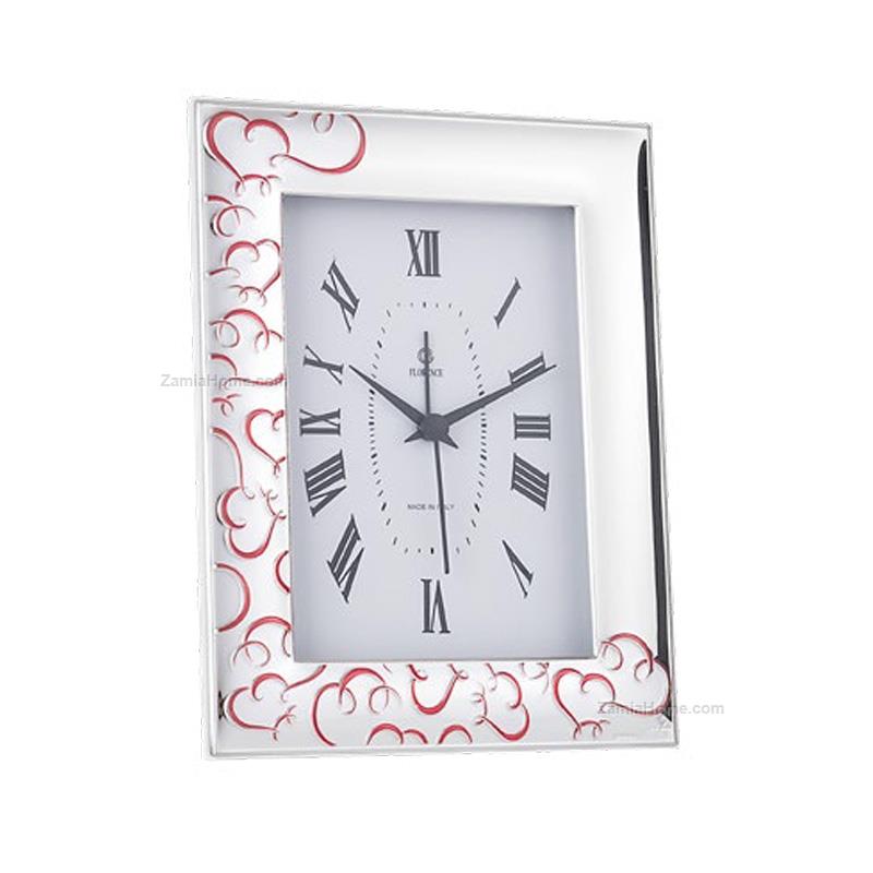 Orologio cuori intrecciati