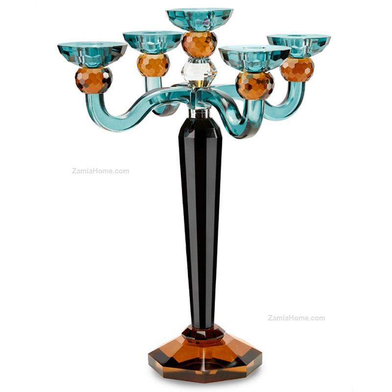Candleholder five flames pillar