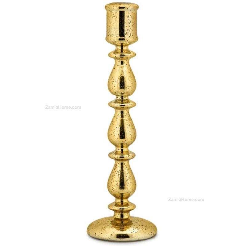 Glass candlestick mina