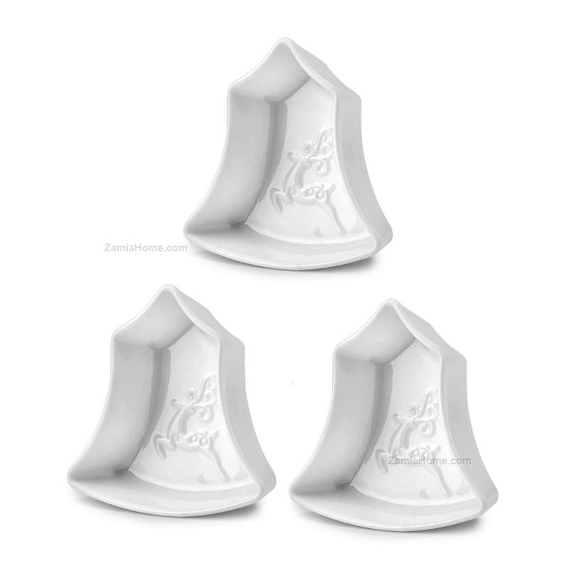 Antipastiera campana xmas white