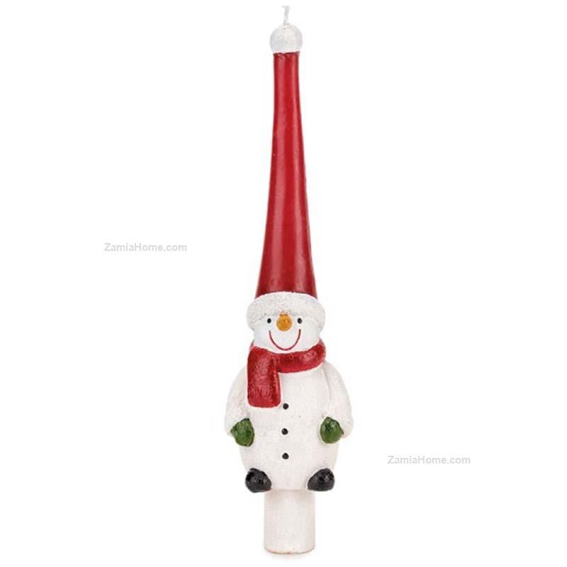 Candela pupazzo di neve