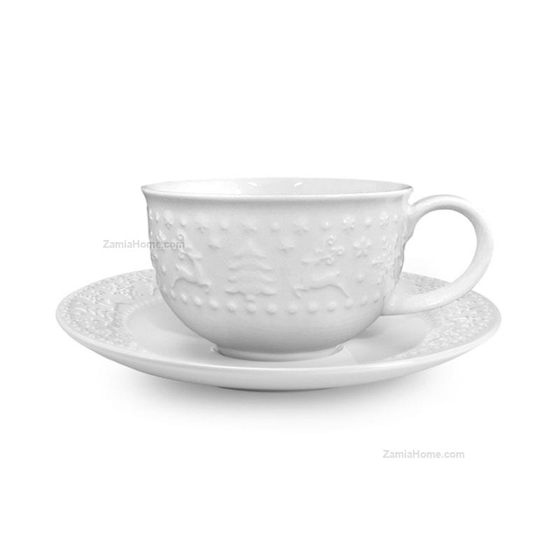 Tazza caff xmas white