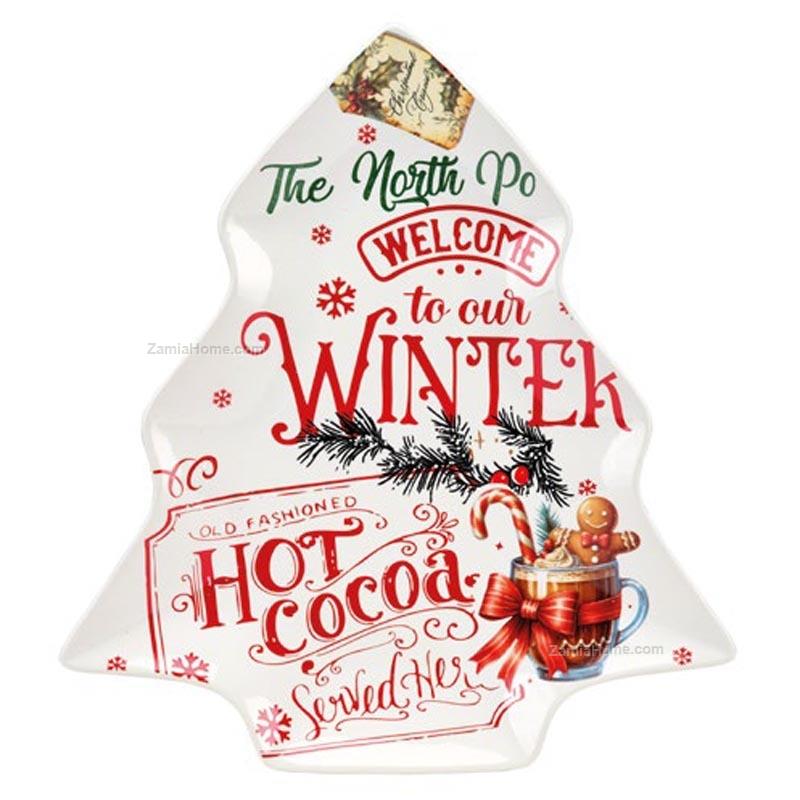 Tree shape tray chocolat