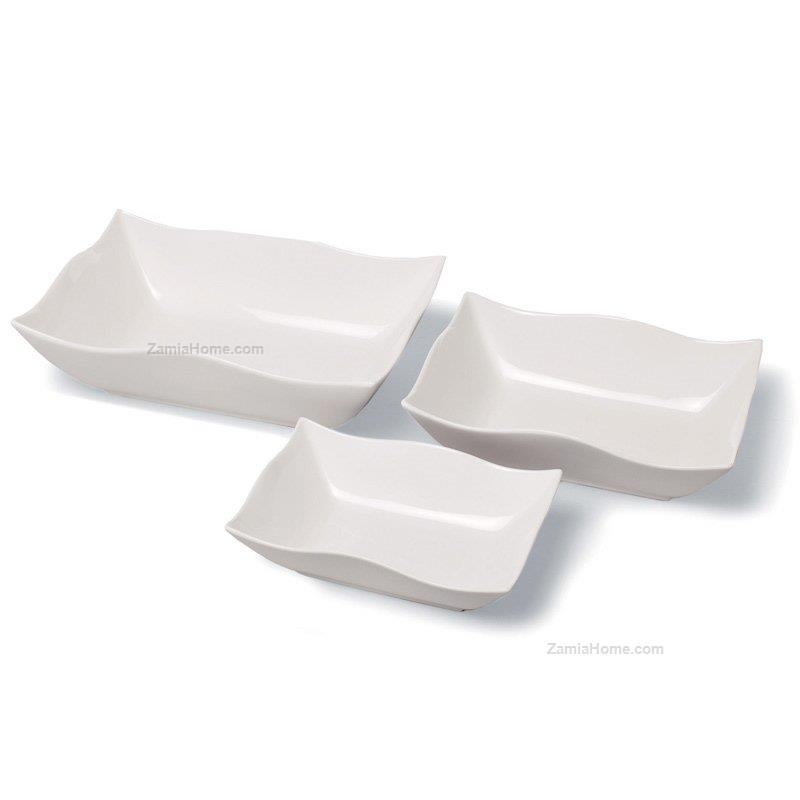 Rectangular salad bowl helton