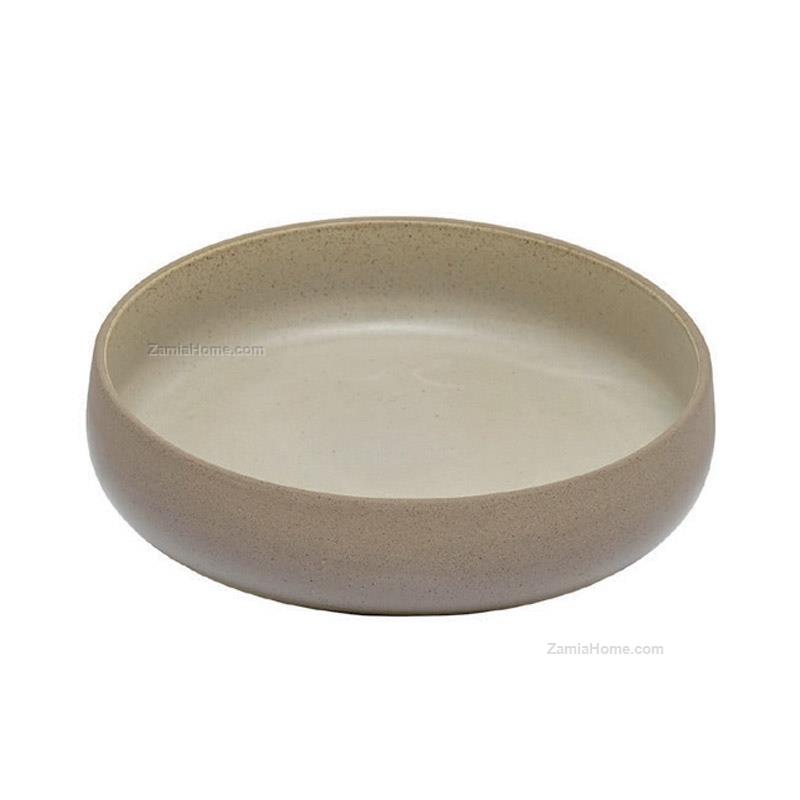 Pasta bowl biscuit grey