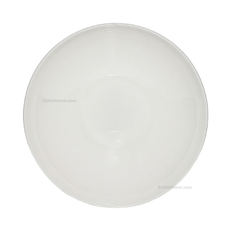 Piatto fondo iris bianco