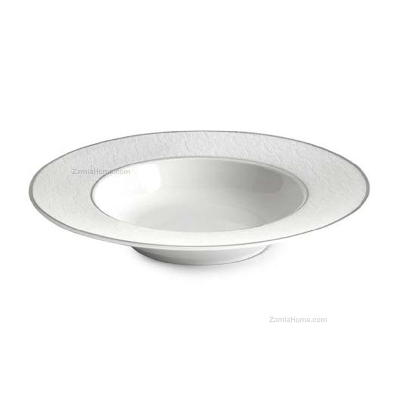 Pasta plate nina platinum thread